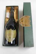 One bottle of Dom Perignon Vintage 1983 champagne, in original case.   CONDITION REPORT:  Good