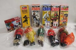 A collection of vintage Action Man figures to include: Guard Dog, Fortieth Anniversary figures,