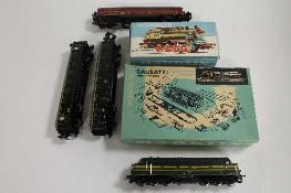 A Marklin Bausatz diesel locomotive, boxed, together with a collection of Marklin tender locomotive,