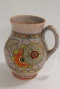 A Crown Ducal Charlotte Rhead tube-lined water jug, height 21 cm. CONDITION REPORT: Good