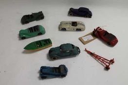 A collection of Meccano Dinky diecast vehicles to include: No.38D Alvis Sports Tourer;No.30D