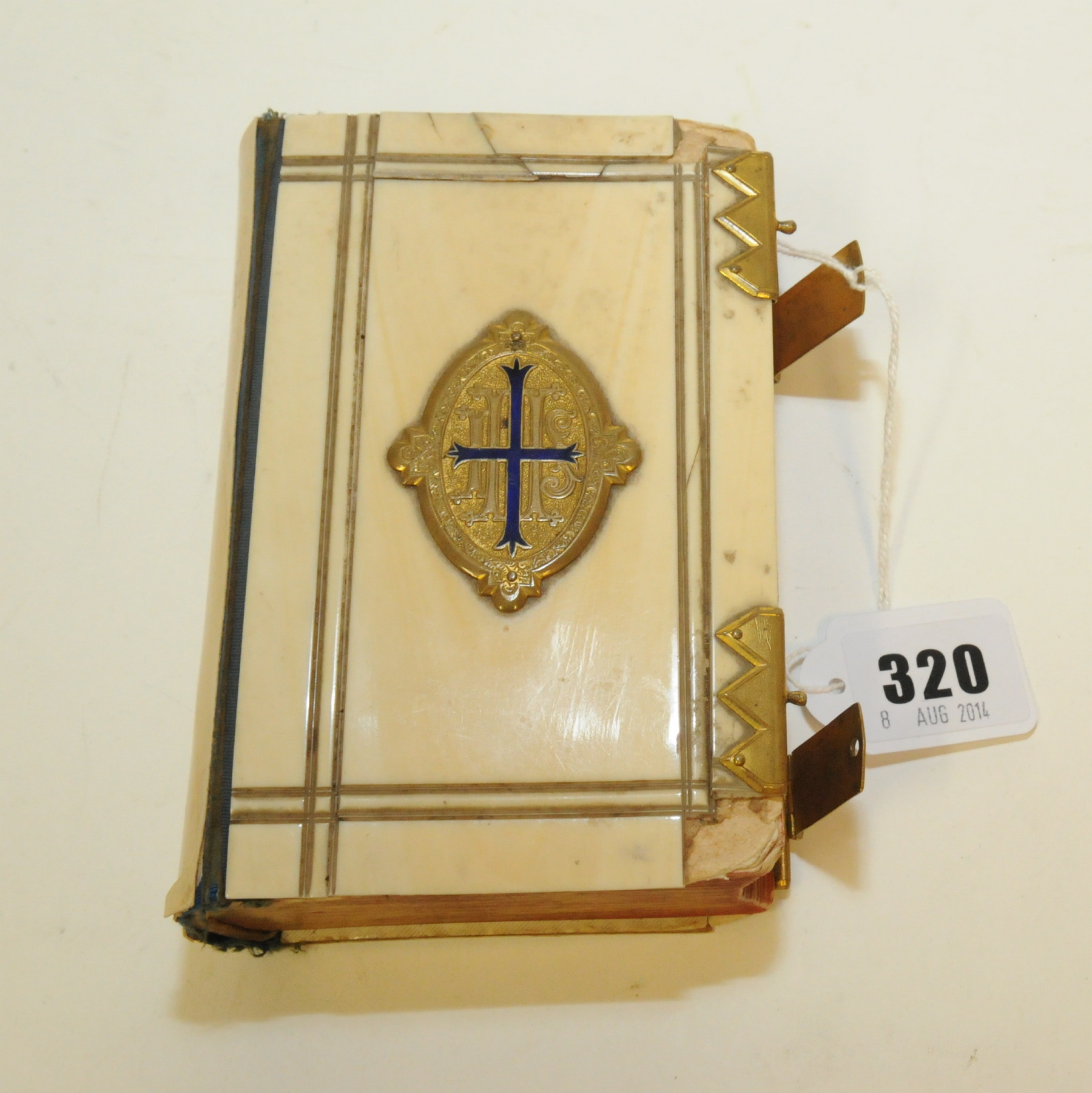 Victorian copy of The Treasury of the Sacred Heart; A New Manual of Catholic Devotion, published M.