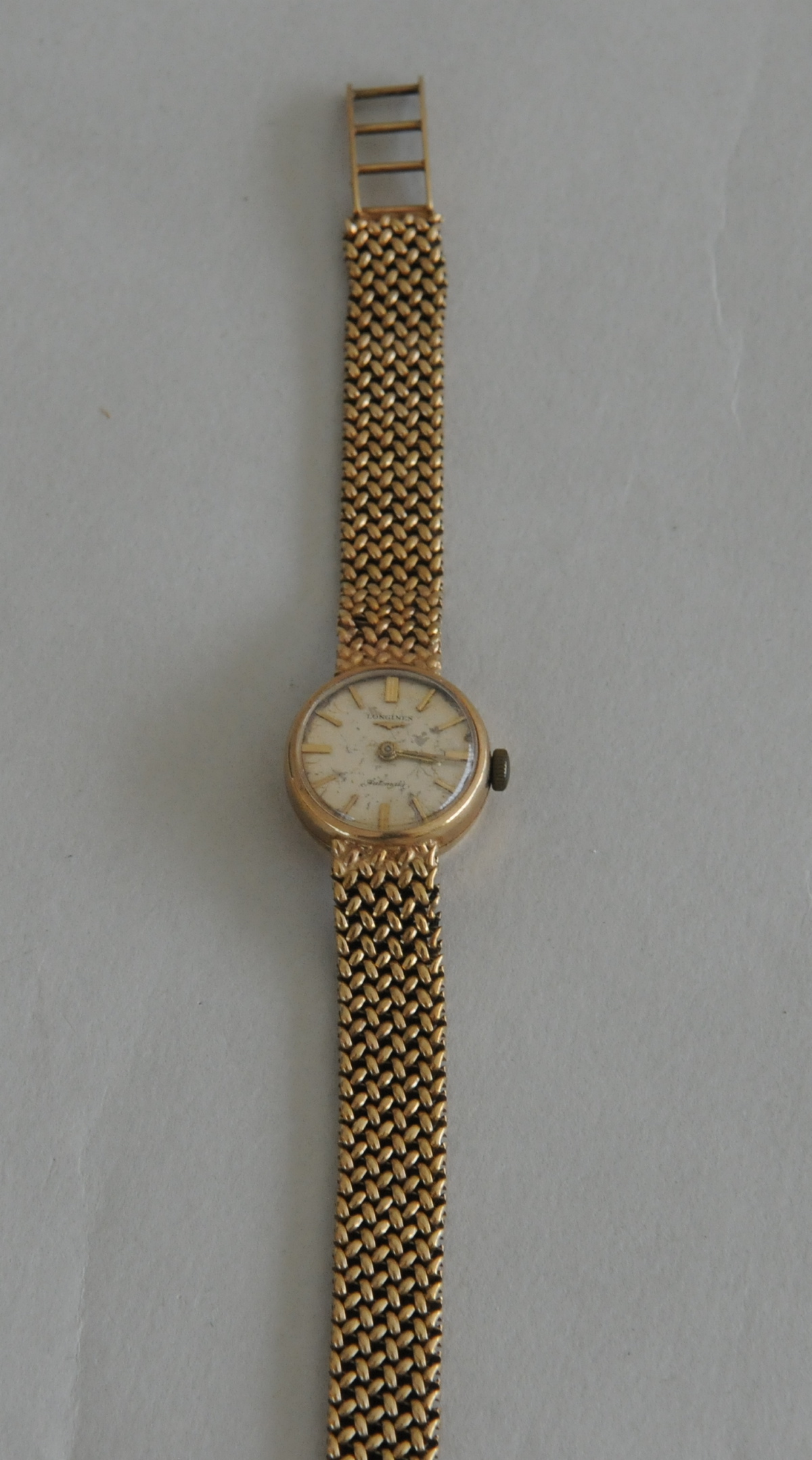Lady's Longines automatic 9ct gold bracelet watch, 1964.