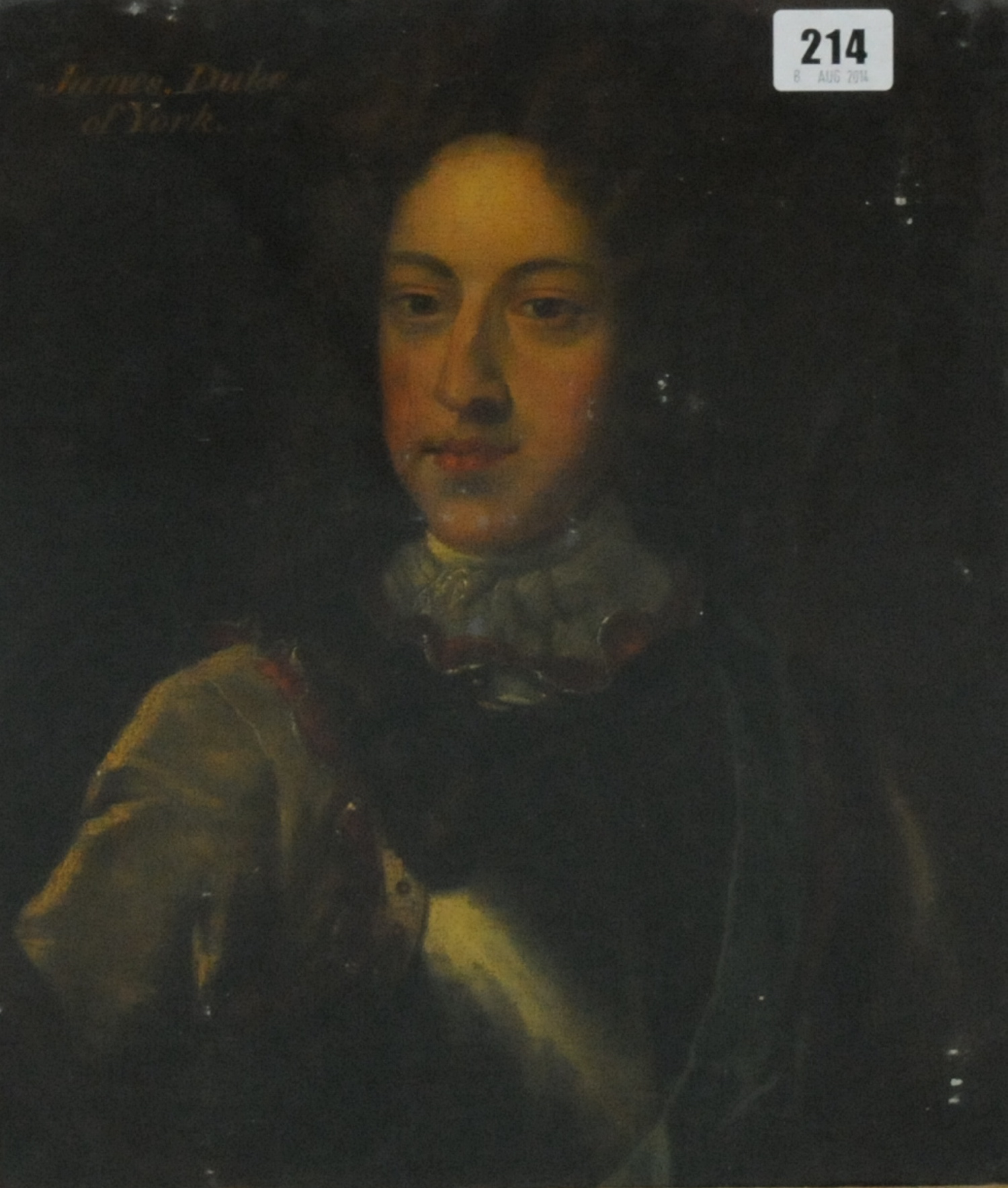 EARLY 19TH CENTURY ENGLISH SCHOOL (from a 17th century original).
James Duke of York.
Oil on