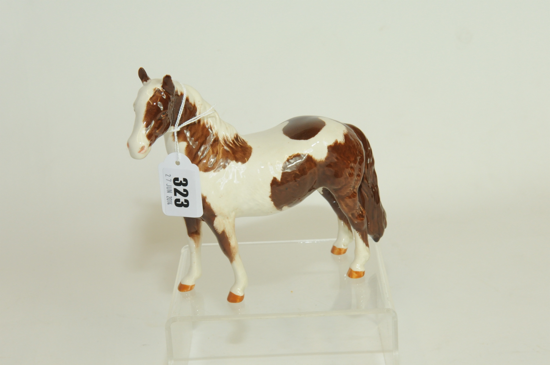 Beswick figure "Pinto Pony", no. 1373, 2nd version , skewbald gloss, 6½" high.