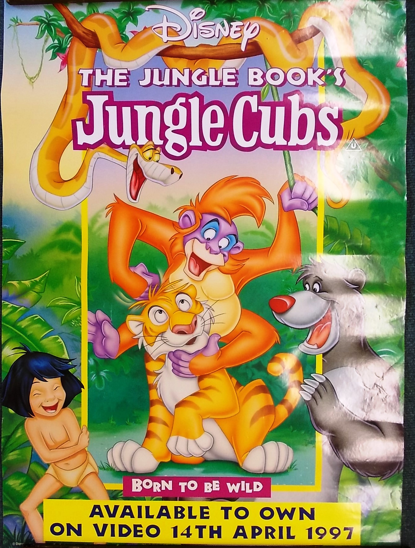 Jungle Book Video available poster.