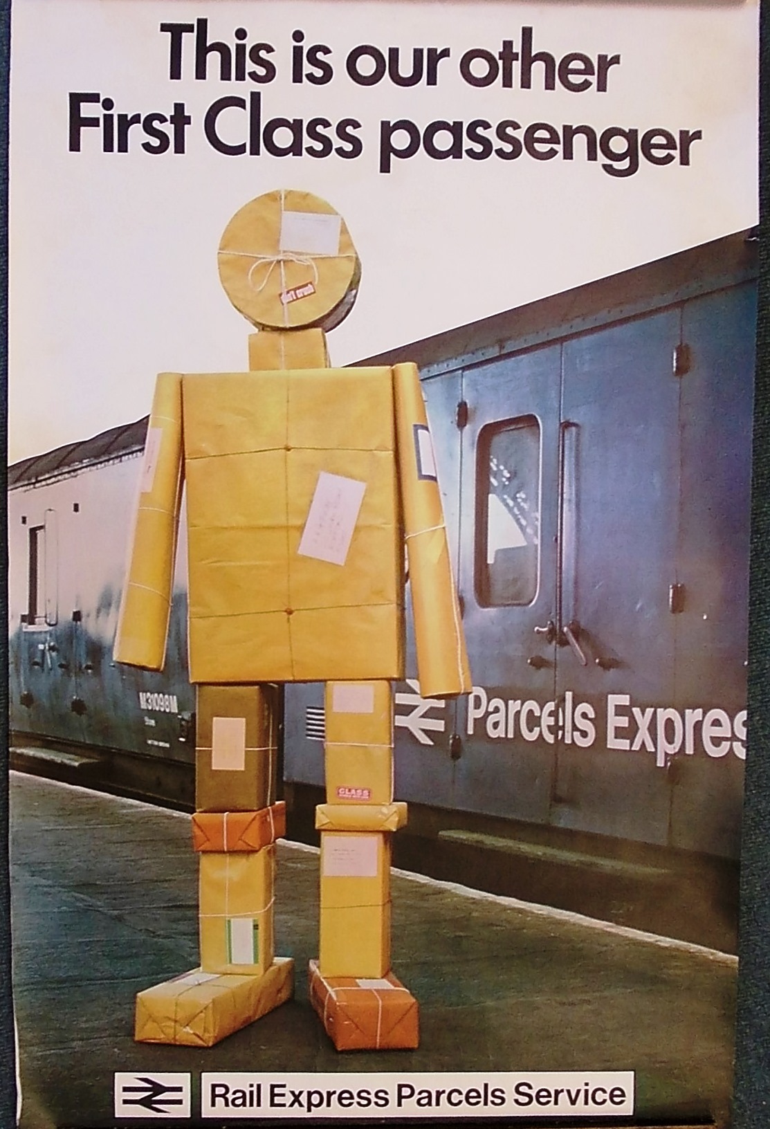 Railwayana. B.R Poster. Parcels Express.