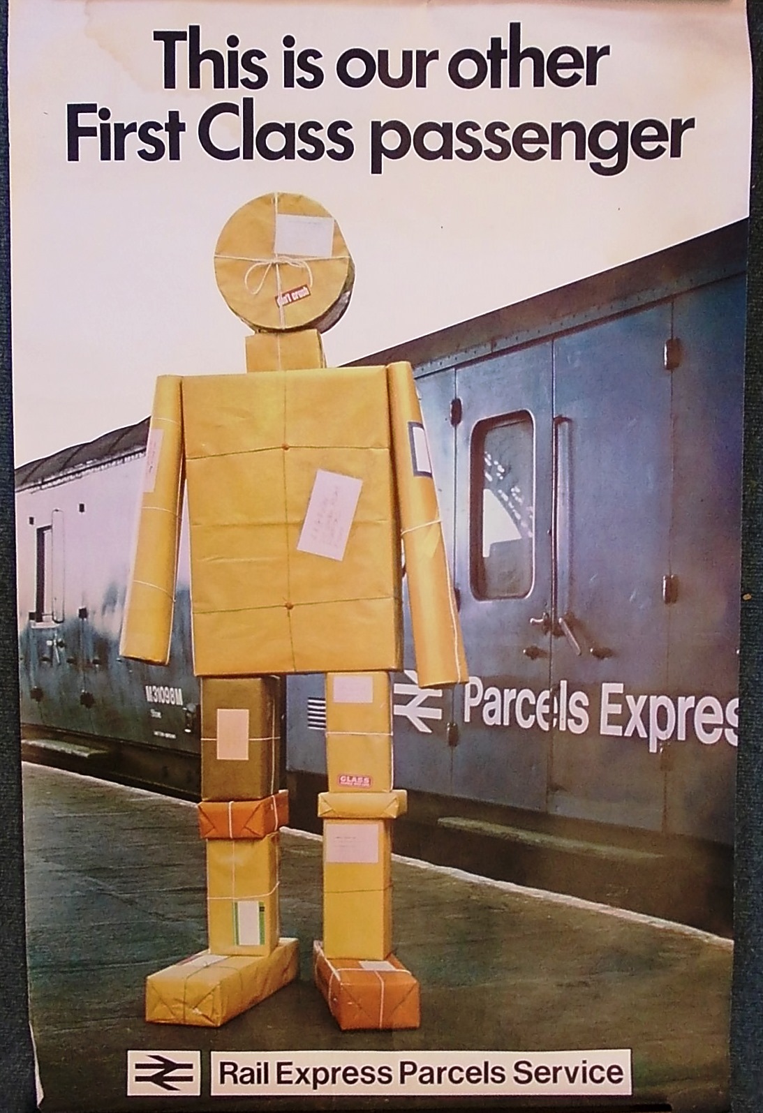 Railwayana. B.R Poster. Parcels Express.