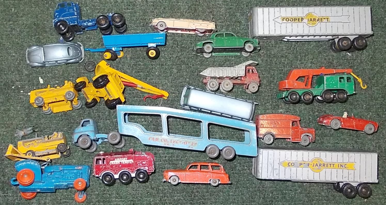 Matchbox. Various die-cast vehicles. In Poor order.