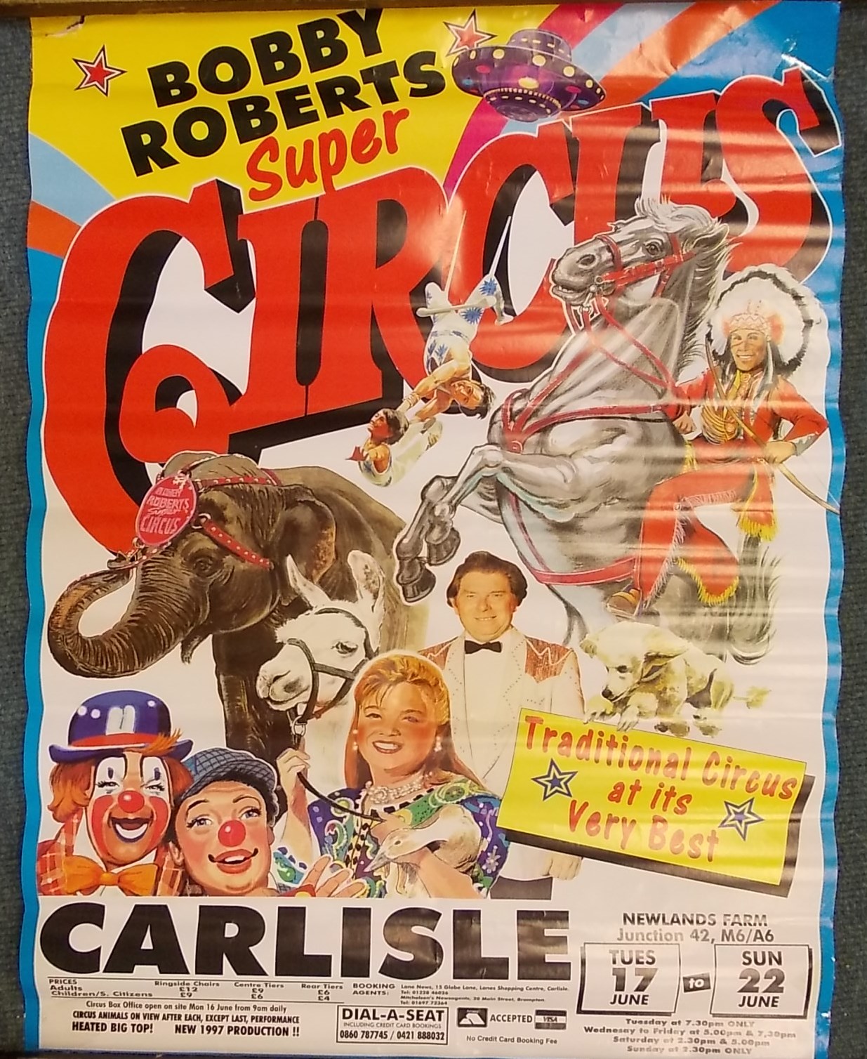 Bobby Roberts Circus poster.