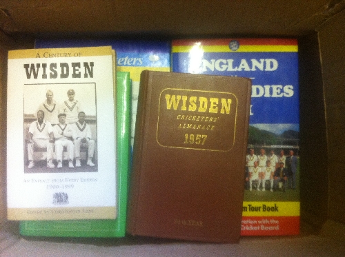 CRICKET, hard (7) and softback editions, inc. Yorkshire Cricketers 1839-1939 by Thomas; Wisden