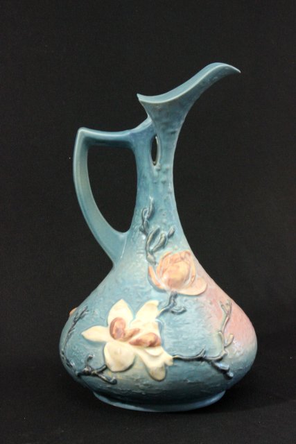 Roseville ""Dogwood"" Ewer Approx. 15"" high Good condition Good condition
