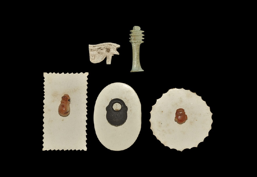 Egyptian Lord Grenfell`s Amulet and Pendant Collection GroupMainly Third Intermediate Period, 1069-