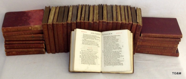 38 cloth bound volumes, William Shakespeare  plays printed by J M Dent - London