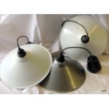 3 Aluminium shade retro lights