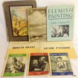 A collection of 8 Art books from 1930's and 1940's