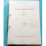 An 'Auf Wiedersehen Pet' Special Part Two Draft 4 script 1-5-04 signed by Tim Healy (Denis)