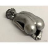 A Modern Erotic sculpture of a lady 16cm long