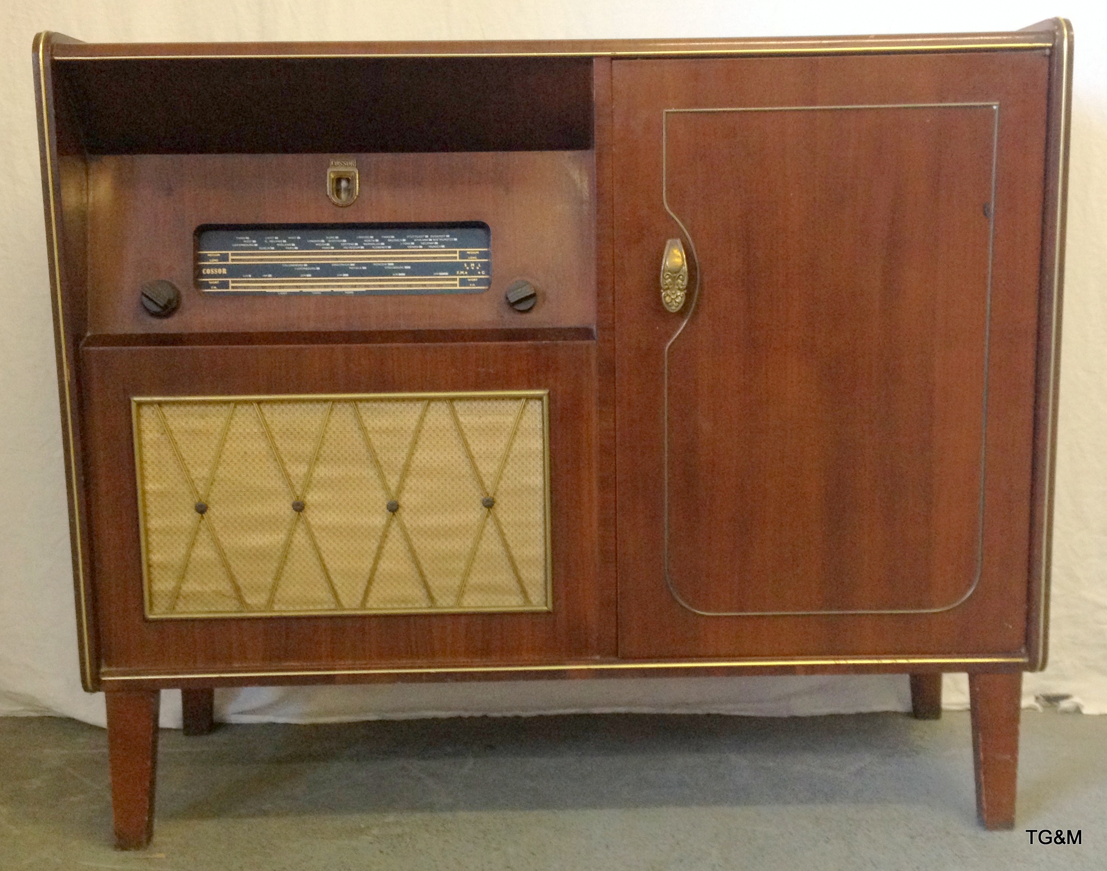 A 1950`s Cossor Radio-gram model 529