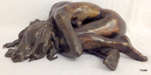 Bronze figure "Francoise" by Desmond Hall Fountain