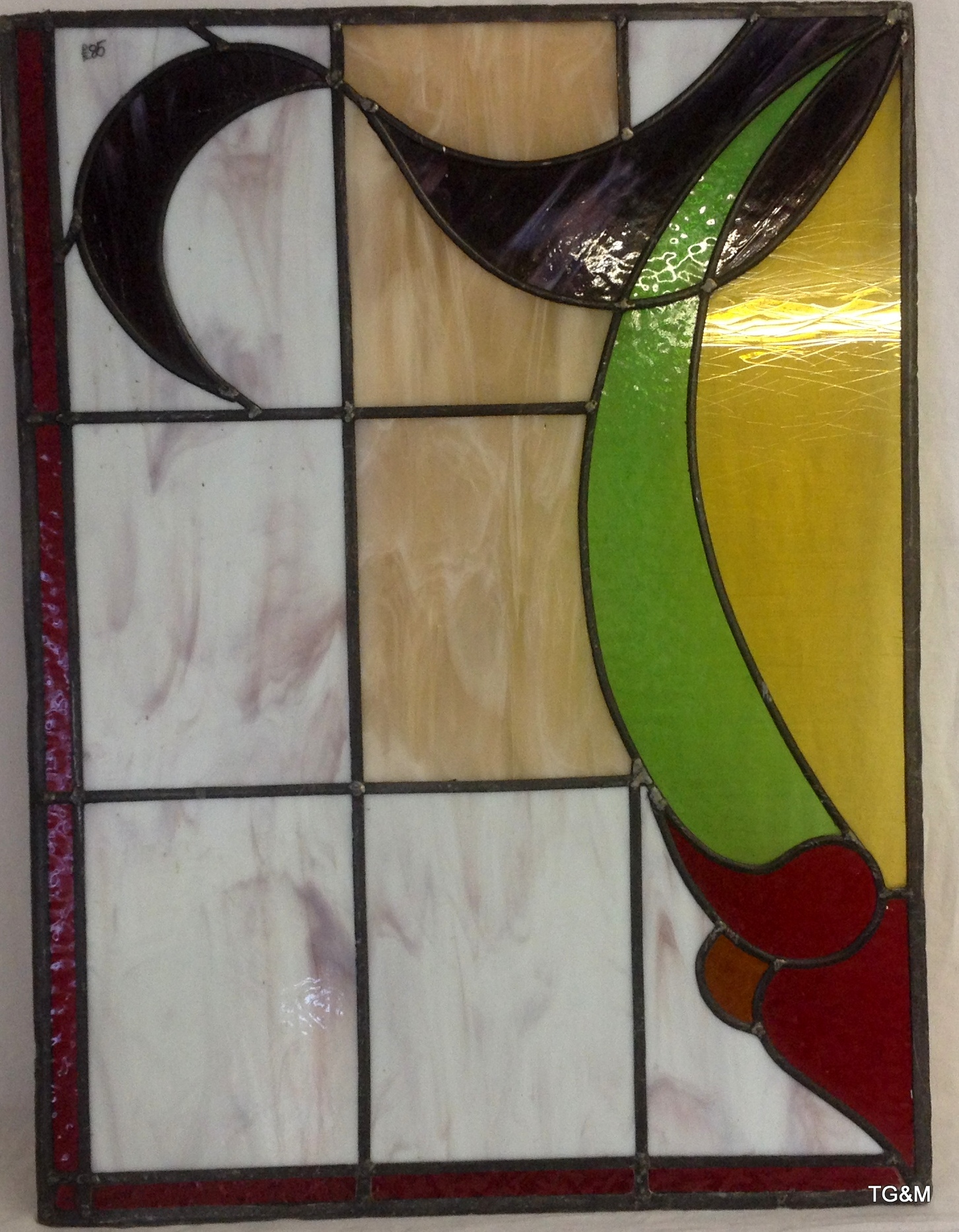 Lead stained glass window