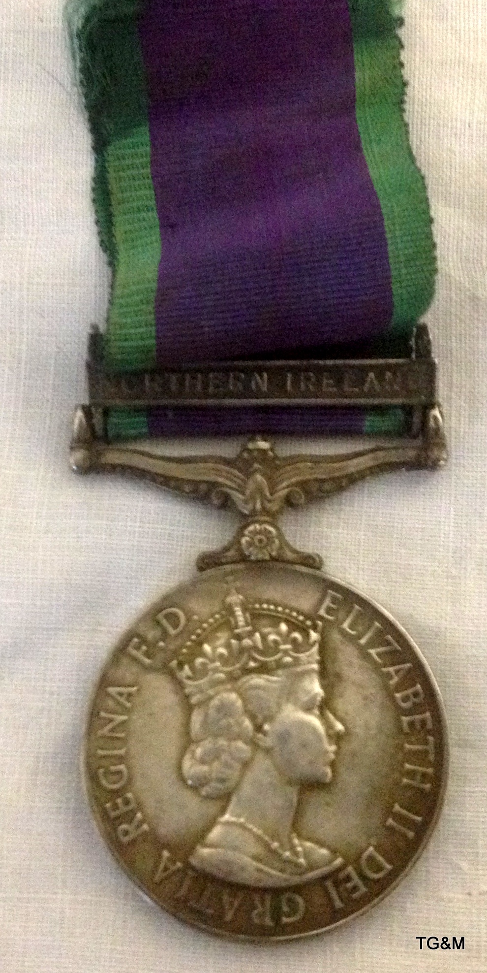 A Devon & Dorset Regiment General Service Medal with Northern Ireland clasp awarded to 24191881