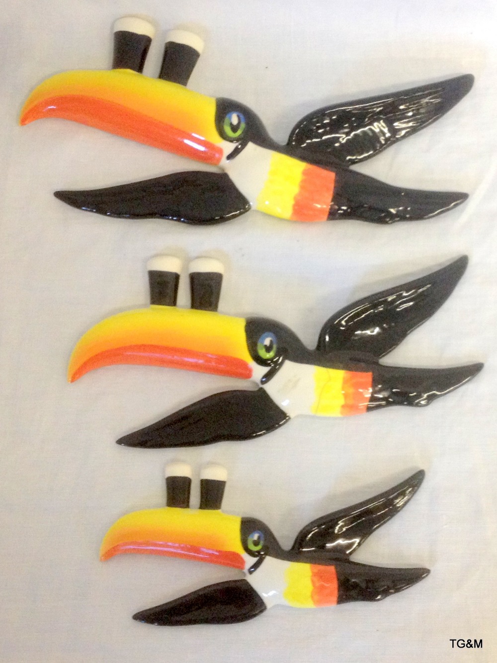 Set of Guiness toucan`s by Carlton Ware