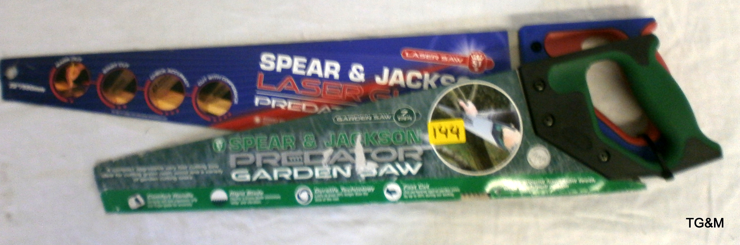 2 x Spear and Jackson laser saws