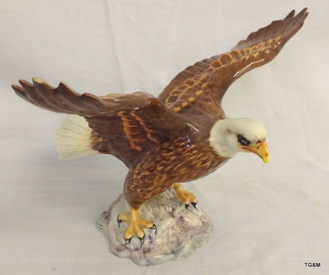 Vintage Beswick model of a bald eagle model no. 1018 20cm high