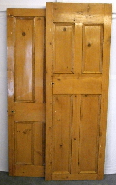 Two pine doors