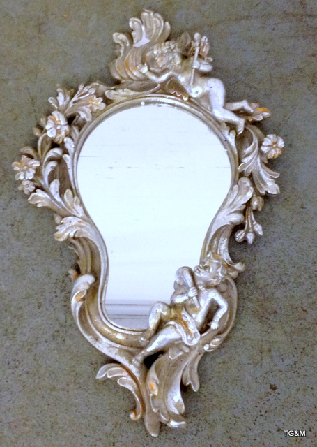 Decorative Cherub mirror (54x33cm)