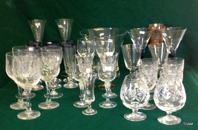 Mixed glass ware