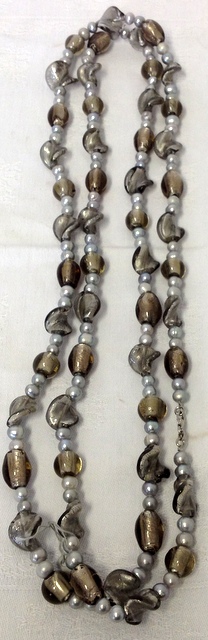 Mixed pearl bead necklace 130cm