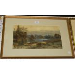 P. Buchanan - 'Pope's Villa, Twickenham', watercolour, signed, titled and dated 1885, approx 24cm