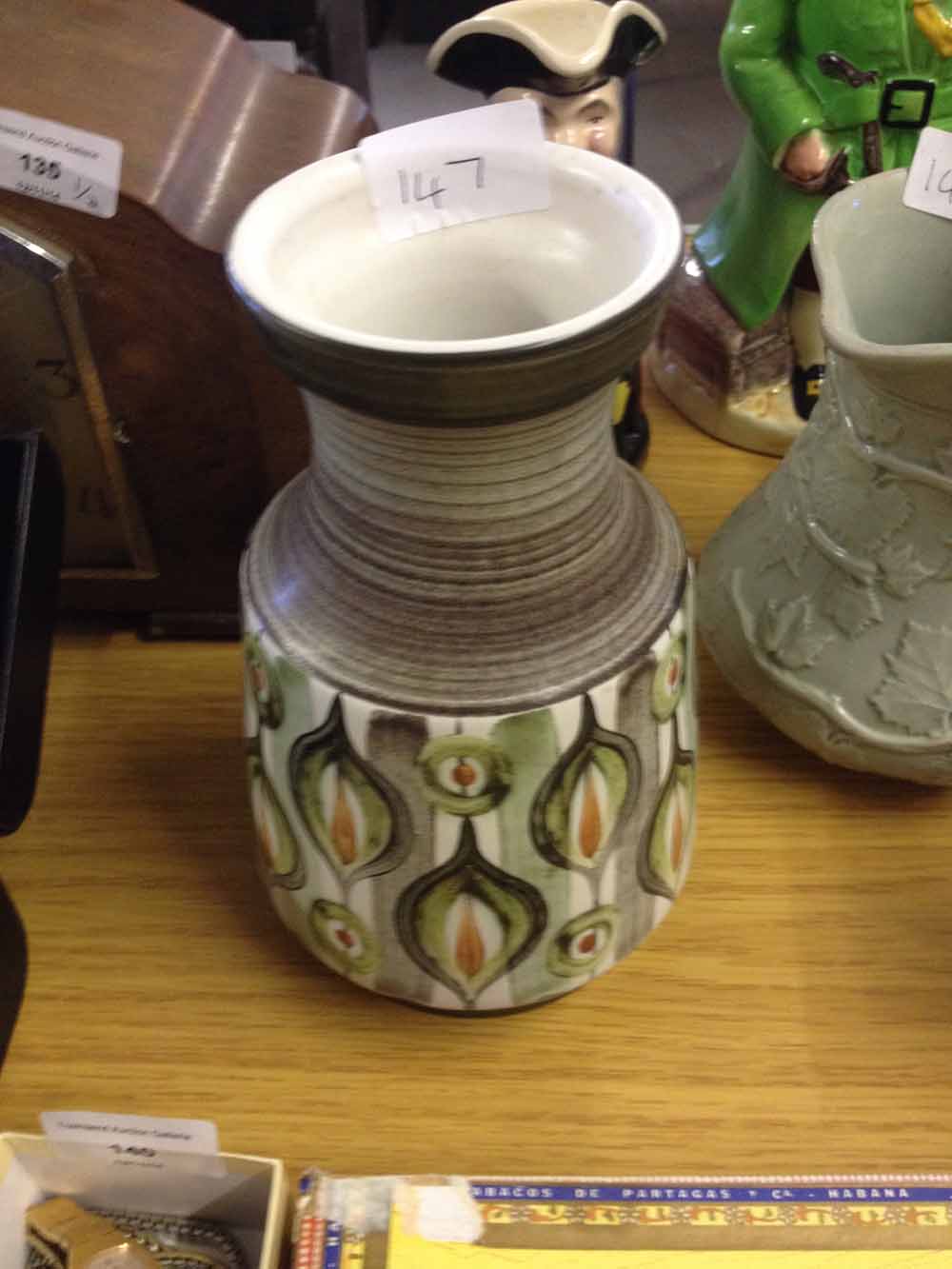 A c1960s Langley Pottery vase.