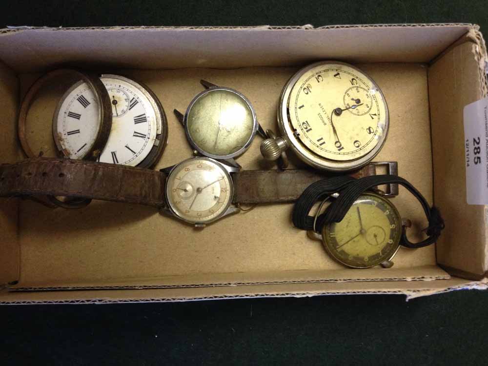 A quantity of odd watches to include a c1930s ORIS gents wind-up with leather strap in good working