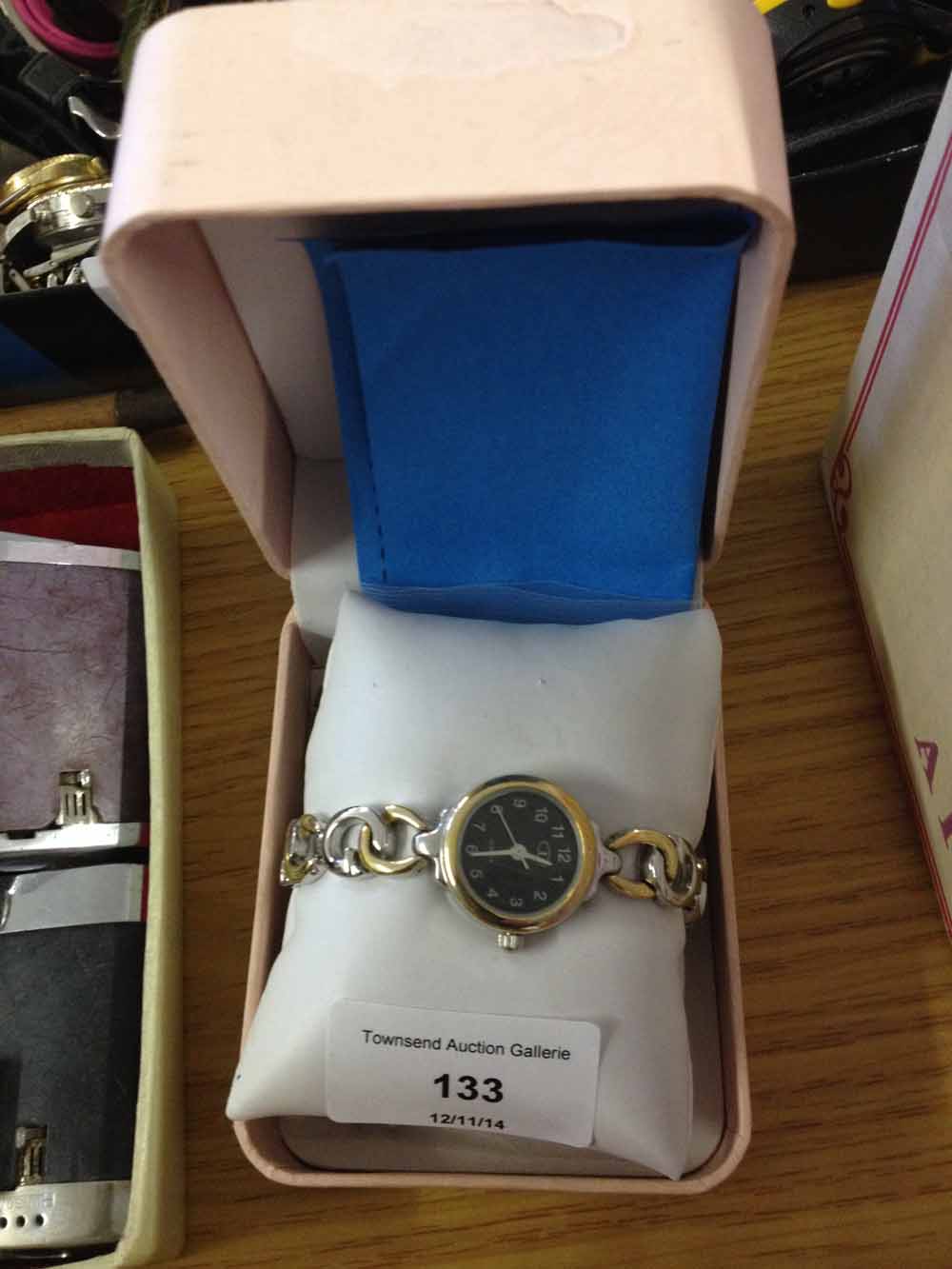 A ladies Tiempo watch, in original box - battery needed