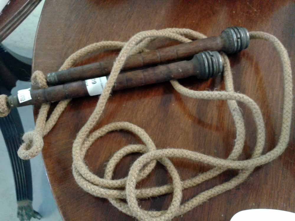 An old skipping rope