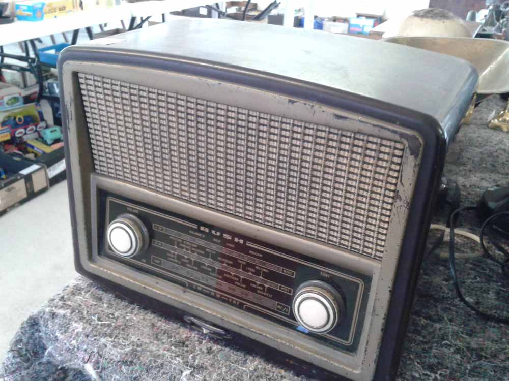 Old bakelite radio by Bush