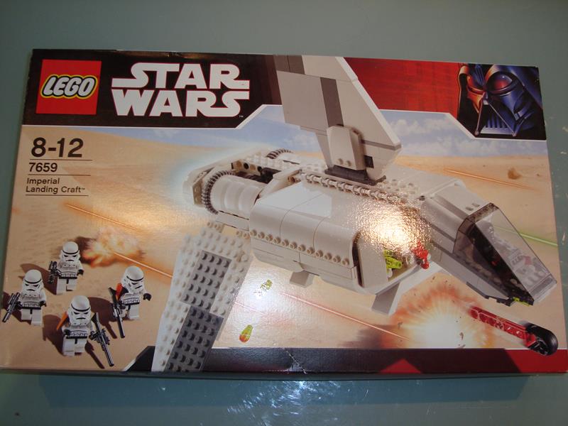 A Star Wars lego set 'Imperial Landing Craft' number 7659. Unchecked by Toy 444 but vendor advises