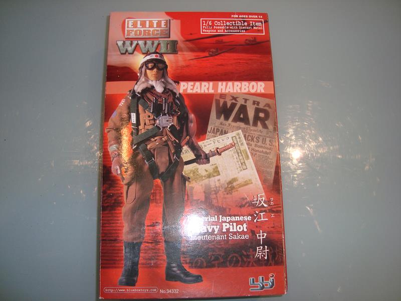 An elite force WWII 1:6 scale collectable figure from the Peal Harbour collection Imperial