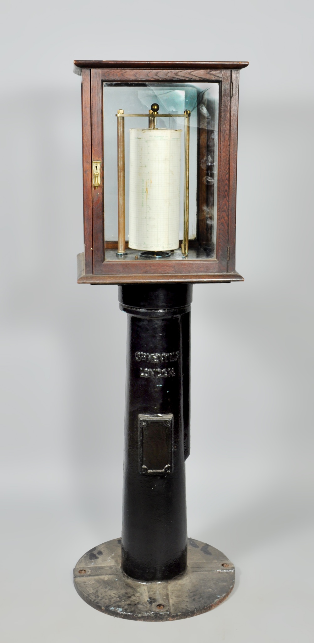 An early 20c water depth recorder by George Kent Ltd, Luton for use in pumping stations, wells etc