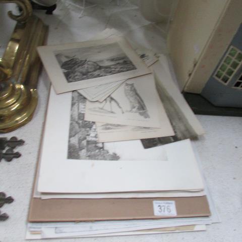 A quantity of pictures and engraving including Lincoln Cathedral