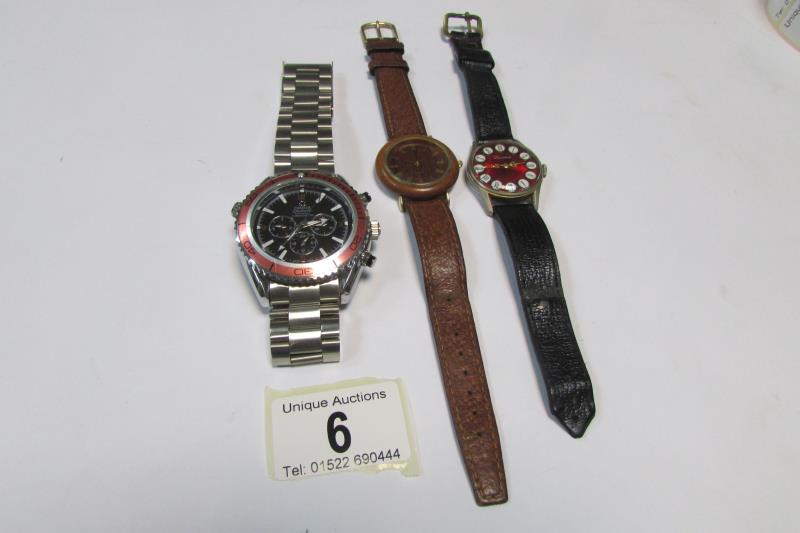 3 Gent's wristwatches