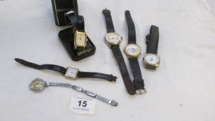 A quantity of wristwatches including Sekonda, Oris, Ingersol etc