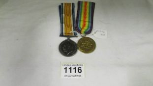 WW1 war and peace medals - 7901 Spr. T.S.Stafford R.E