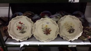 Large quantity of Collectors Plates inc 3 Floral Plates
