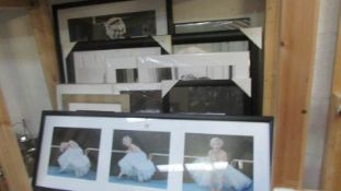 A collection of Marilyn Monroe framed photographs (11 in total)