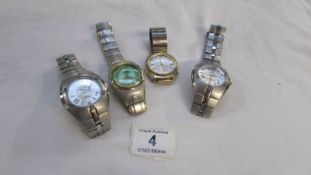 4 good quality gent's wristwatches