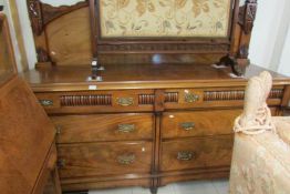 Ornate Sideboard with Brass Handles